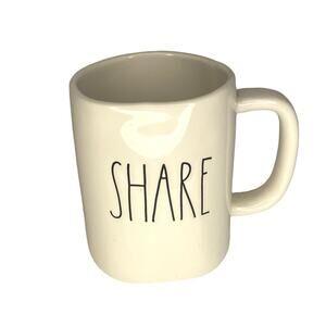 RAE DUNN SHARE COFFE MUG, COFFE CUP